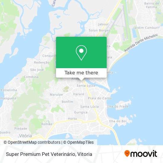 Super Premium Pet Veterinário map