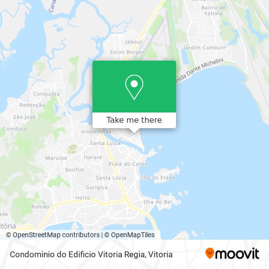 Mapa Condominio do Edificio Vitoria Regia