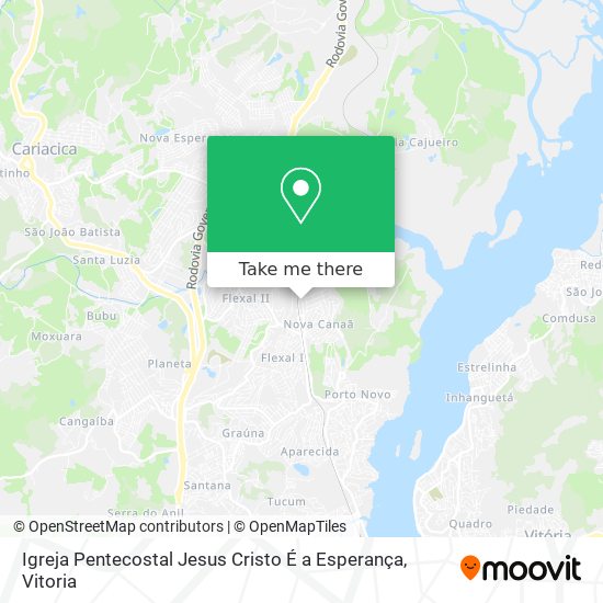 Igreja Pentecostal Jesus Cristo É a Esperança map