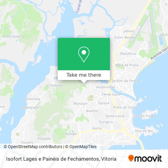 Isofort Lages e Painéis de Fechamentos map