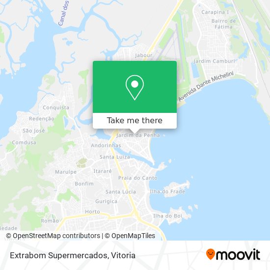 Extrabom Supermercados map