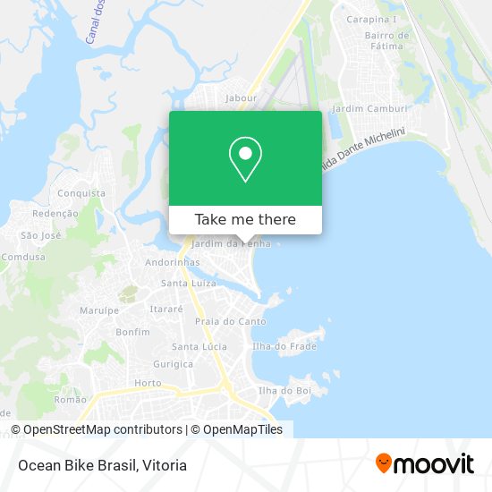 Ocean Bike Brasil map
