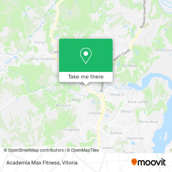 Academia Max Fitness map