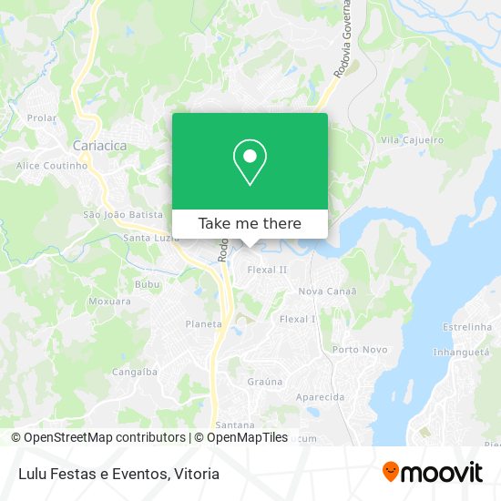 Lulu Festas e Eventos map
