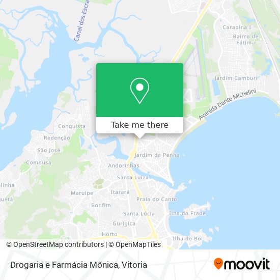 Drogaria e Farmácia Mônica map