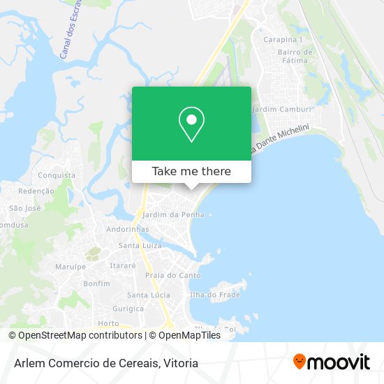 Arlem Comercio de Cereais map