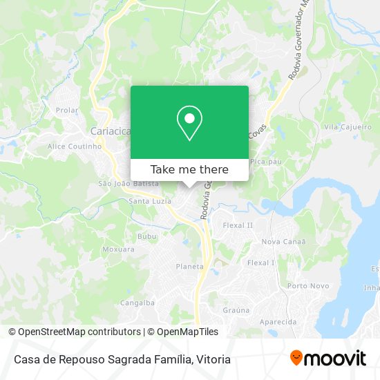 Casa de Repouso Sagrada Família map