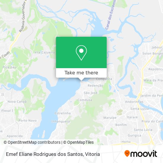 Emef Eliane Rodrigues dos Santos map