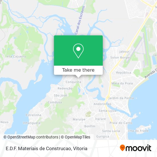 E.D.F. Materiais de Construcao map