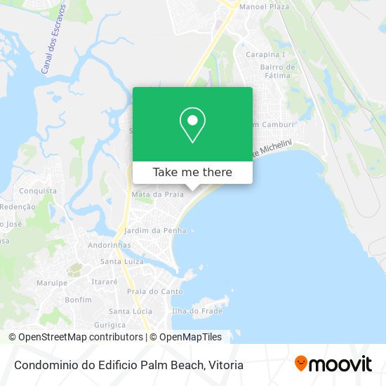 Condominio do Edificio Palm Beach map