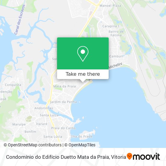 Condomínio do Edifício Duetto Mata da Praia map