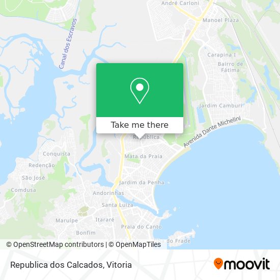 Republica dos Calcados map
