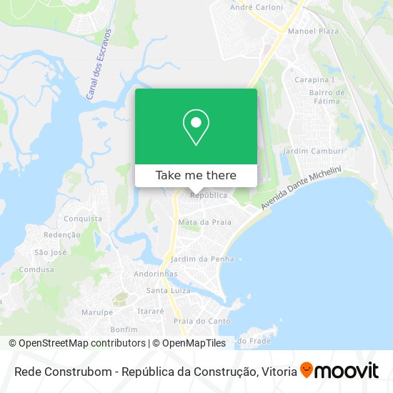Rede Construbom - República da Construção map