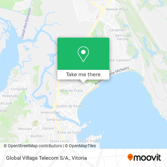 Global Village Telecom S/A. map