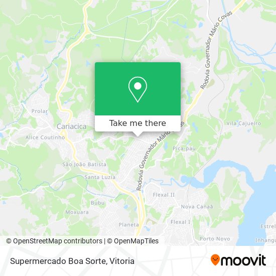 Supermercado Boa Sorte map