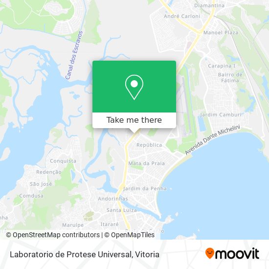 Laboratorio de Protese Universal map