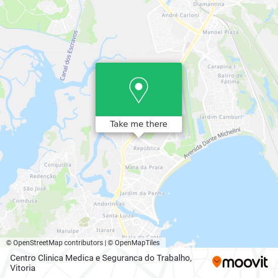 Centro Clinica Medica e Seguranca do Trabalho map