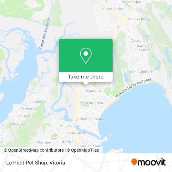 Le Petit Pet Shop map
