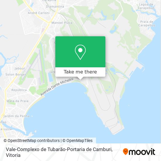 Vale-Complexo de Tubarão-Portaria de Camburi map