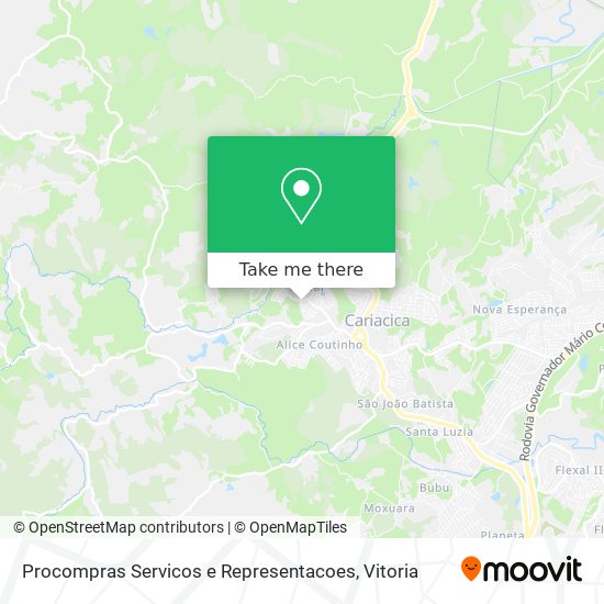 Procompras Servicos e Representacoes map