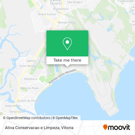 Ativa Conservacao e Limpeza map