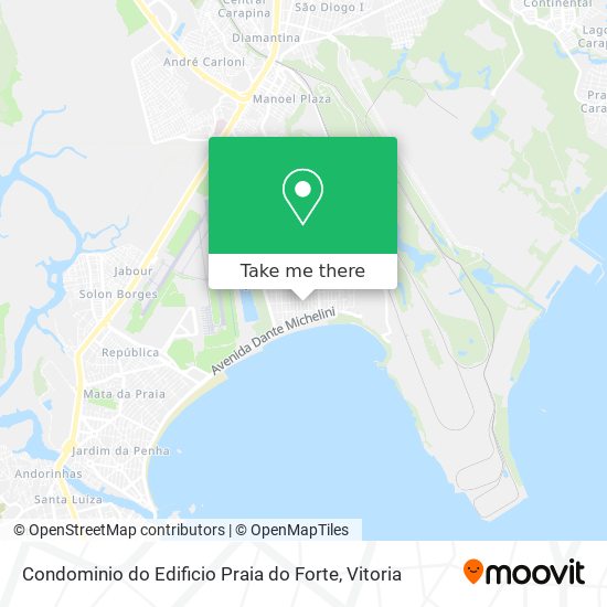 Condominio do Edificio Praia do Forte map