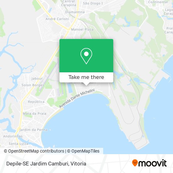 Depile-SE Jardim Camburi map