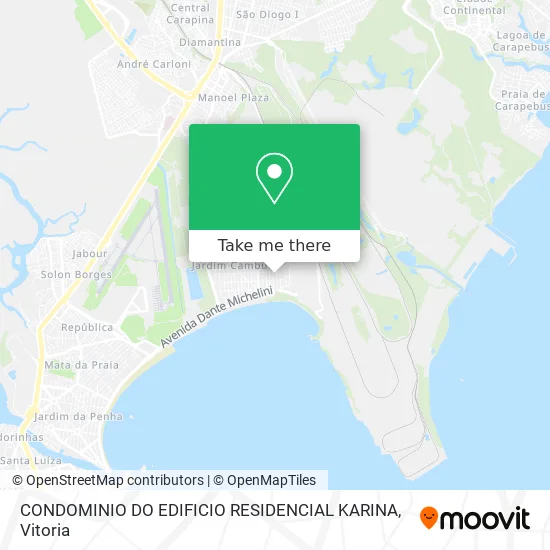 CONDOMINIO DO EDIFICIO RESIDENCIAL KARINA map