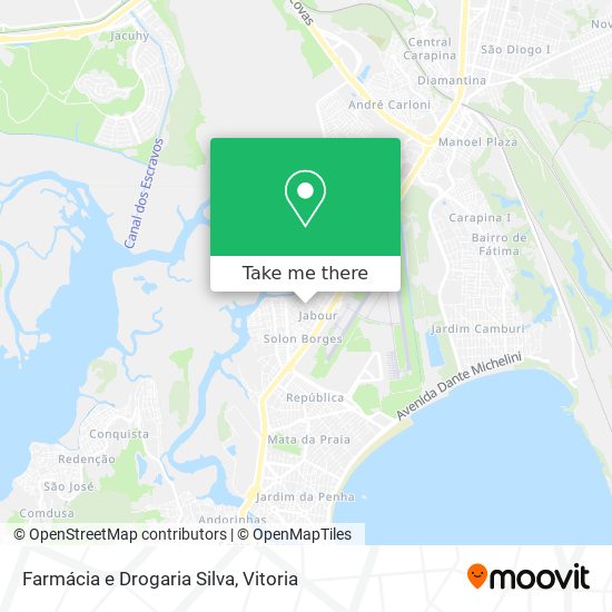 Farmácia e Drogaria Silva map