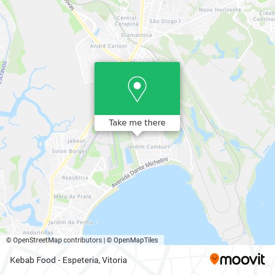 Kebab Food - Espeteria map