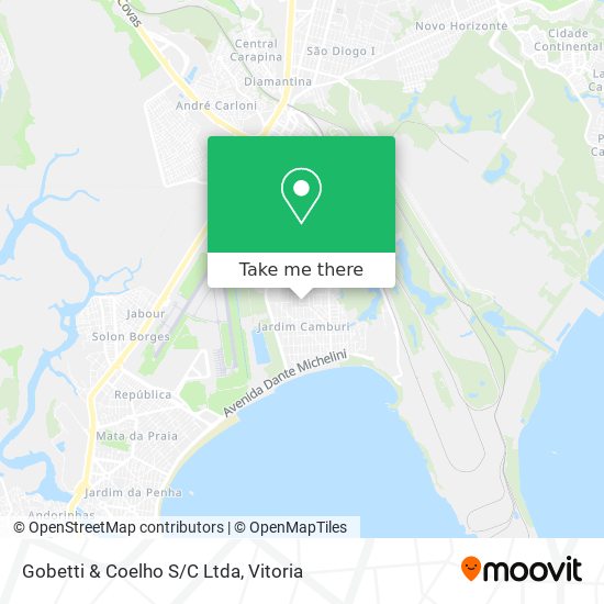 Gobetti & Coelho S/C Ltda map