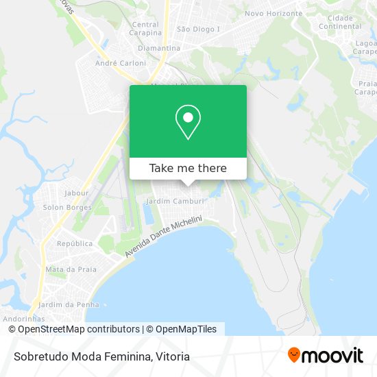 Sobretudo Moda Feminina map