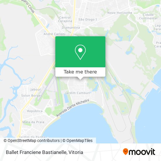 Ballet Franciene Bastianelle map