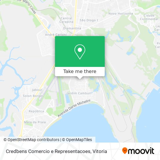Credbens Comercio e Representacoes map