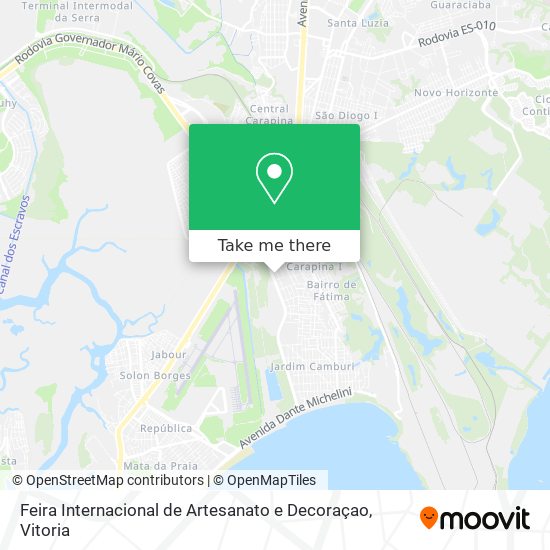 Feira Internacional de Artesanato e Decoraçao map