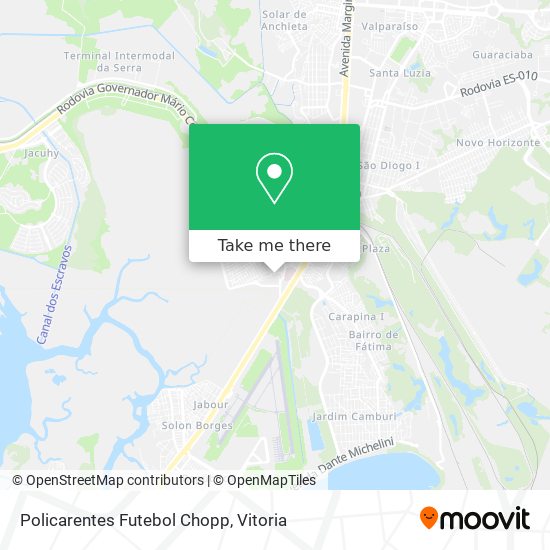 Policarentes Futebol Chopp map