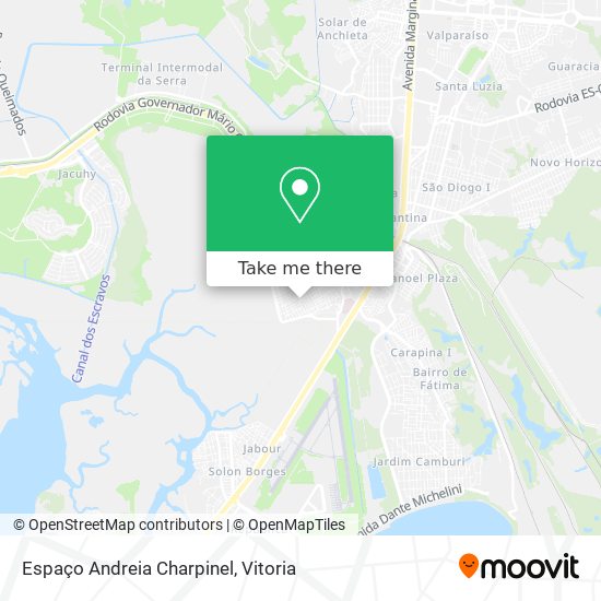 Espaço Andreia Charpinel map