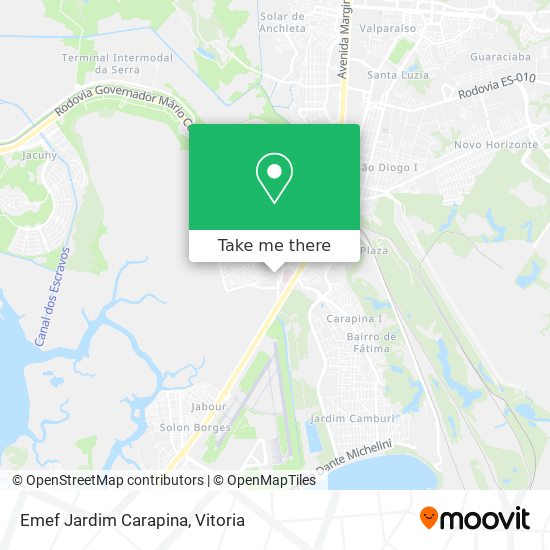 Emef Jardim Carapina map