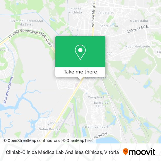 Clinlab-Clínica Médica Lab Análises Clínicas map