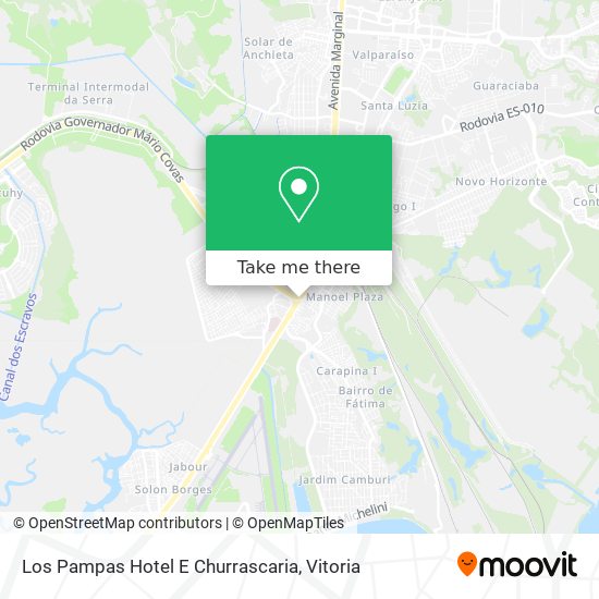 Los Pampas Hotel E Churrascaria map