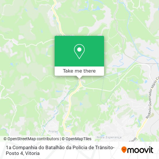 1a Companhia do Batalhão da Polícia de Trânsito-Posto 4 map