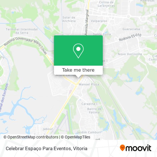 Celebrar Espaço Para Eventos map