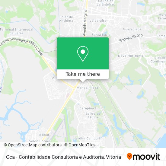 Cca - Contabilidade Consultoria e Auditoria map
