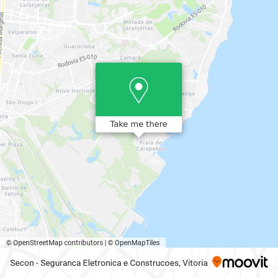 Secon - Seguranca Eletronica e Construcoes map