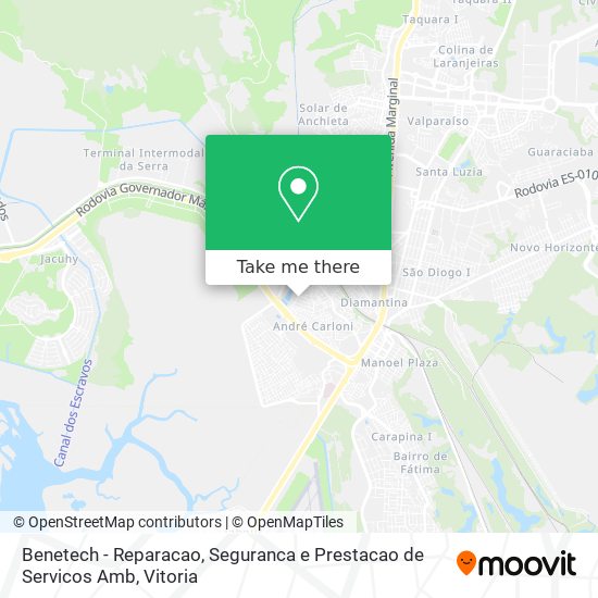 Benetech - Reparacao, Seguranca e Prestacao de Servicos Amb map
