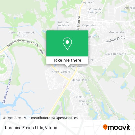 Karapina Freios Ltda map