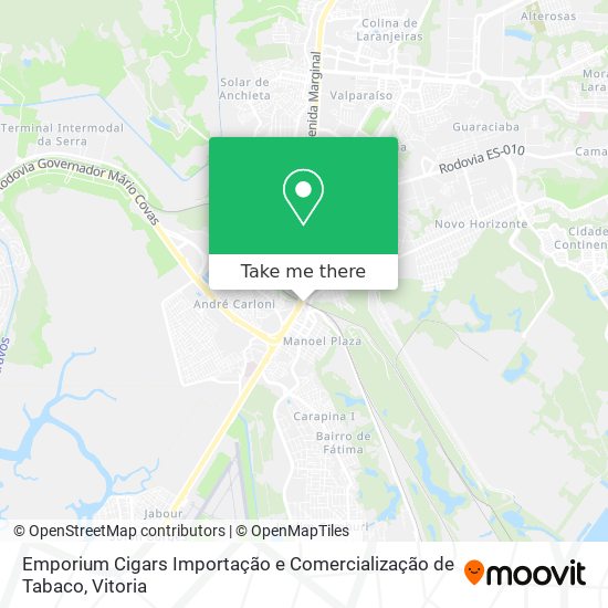 Emporium Cigars Importação e Comercialização de Tabaco map
