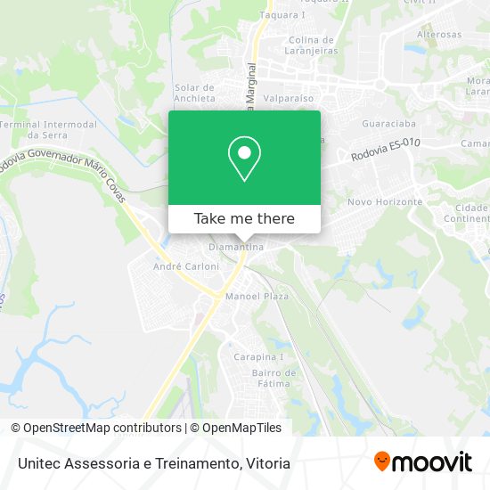 Unitec Assessoria e Treinamento map