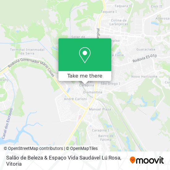 Salão de Beleza & Espaço Vida Saudável Lú Rosa map