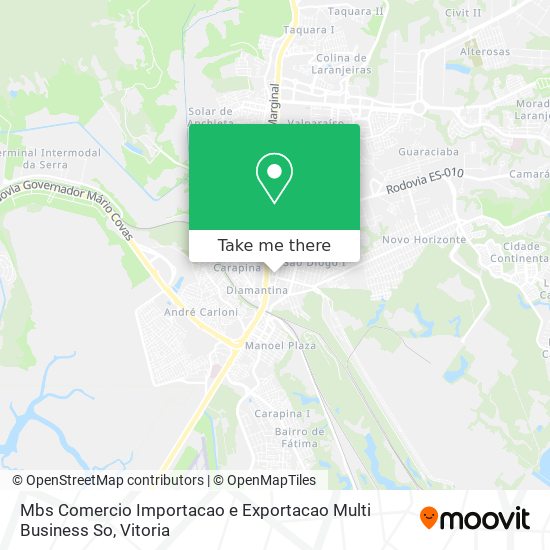 Mbs Comercio Importacao e Exportacao Multi Business So map